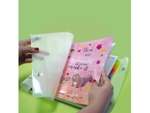 Fichário Universitário Trendy Esquilo + 192 Folhas