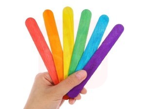 Palito de Sorvete Colorido (C/100 Unidades)