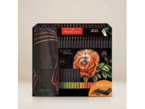 Estojo de Tecido Supersoft com 72 Cores -  Faber-Castell