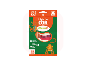 Lápis de Cor 36 Cores - Leo e Leo
